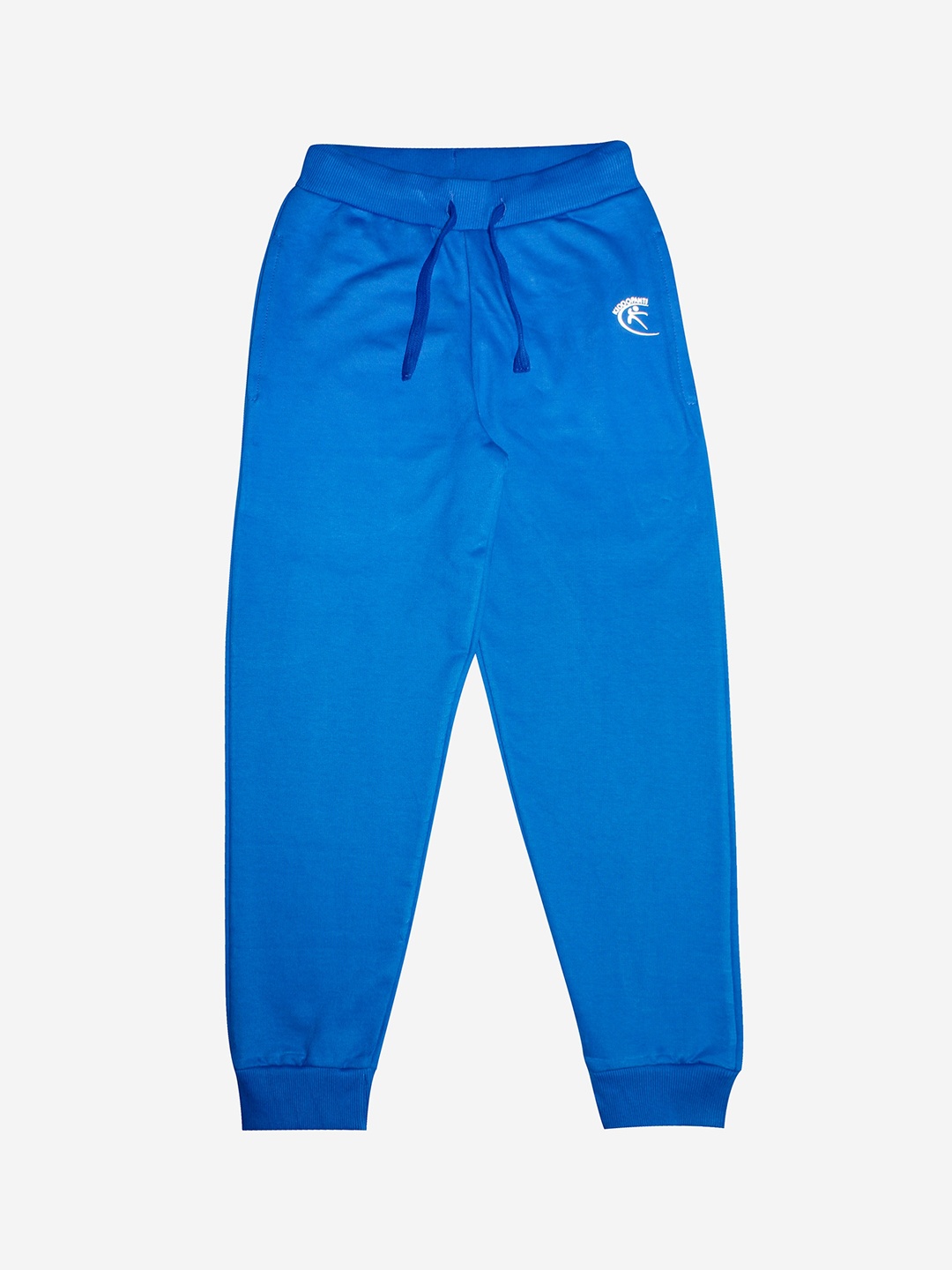 

KiddoPanti Kids Blue Solid Pure Cotton Joggers