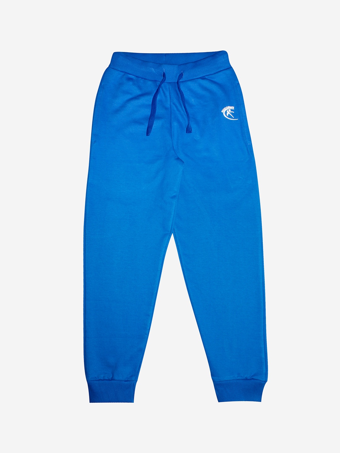 

KiddoPanti Kids Blue Solid Pure Cotton Joggers