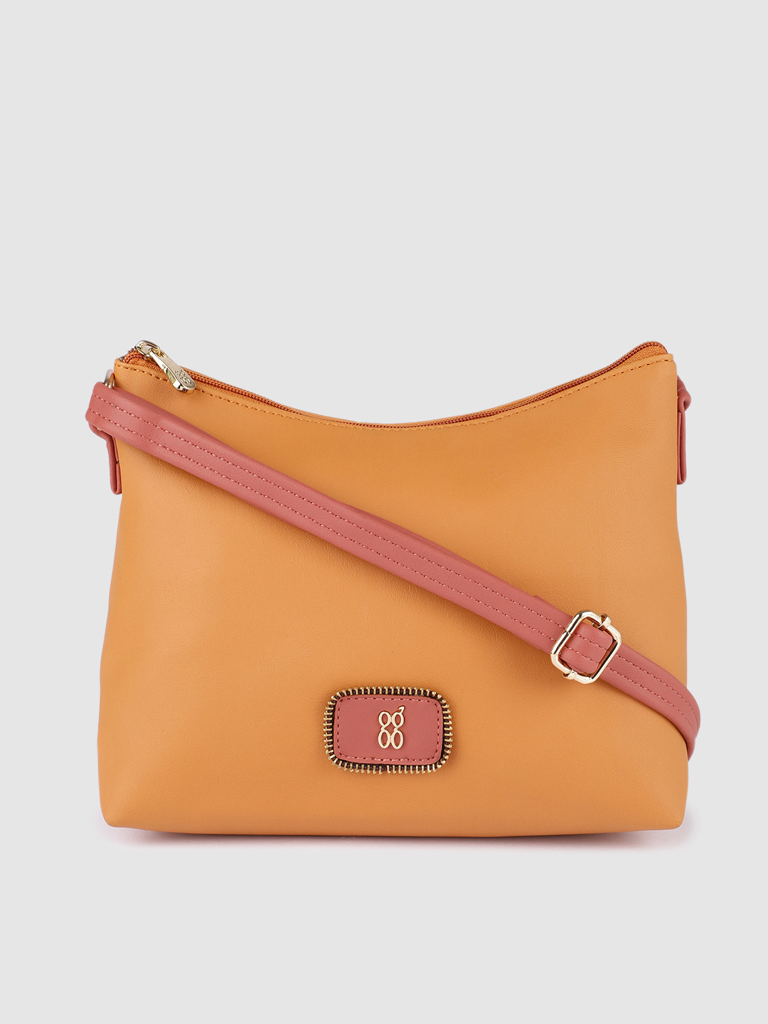 

Baggit Yellow Solid Sling Bag