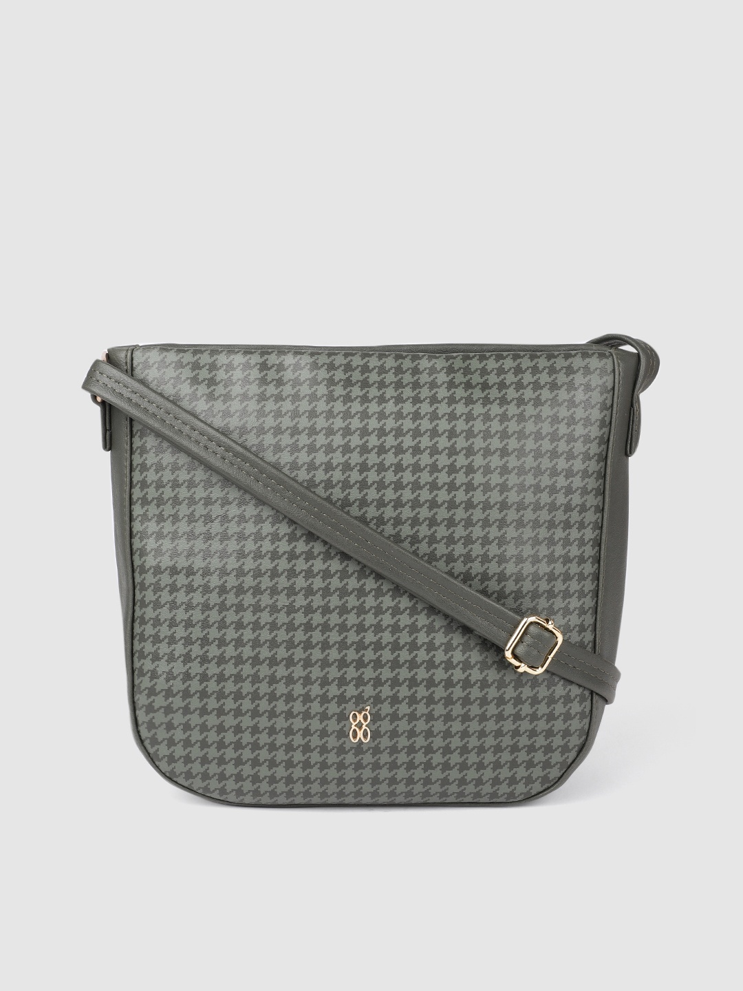 

Baggit Olive Green Printed LXE CORRIDOR E ASHLYN Sling Bag