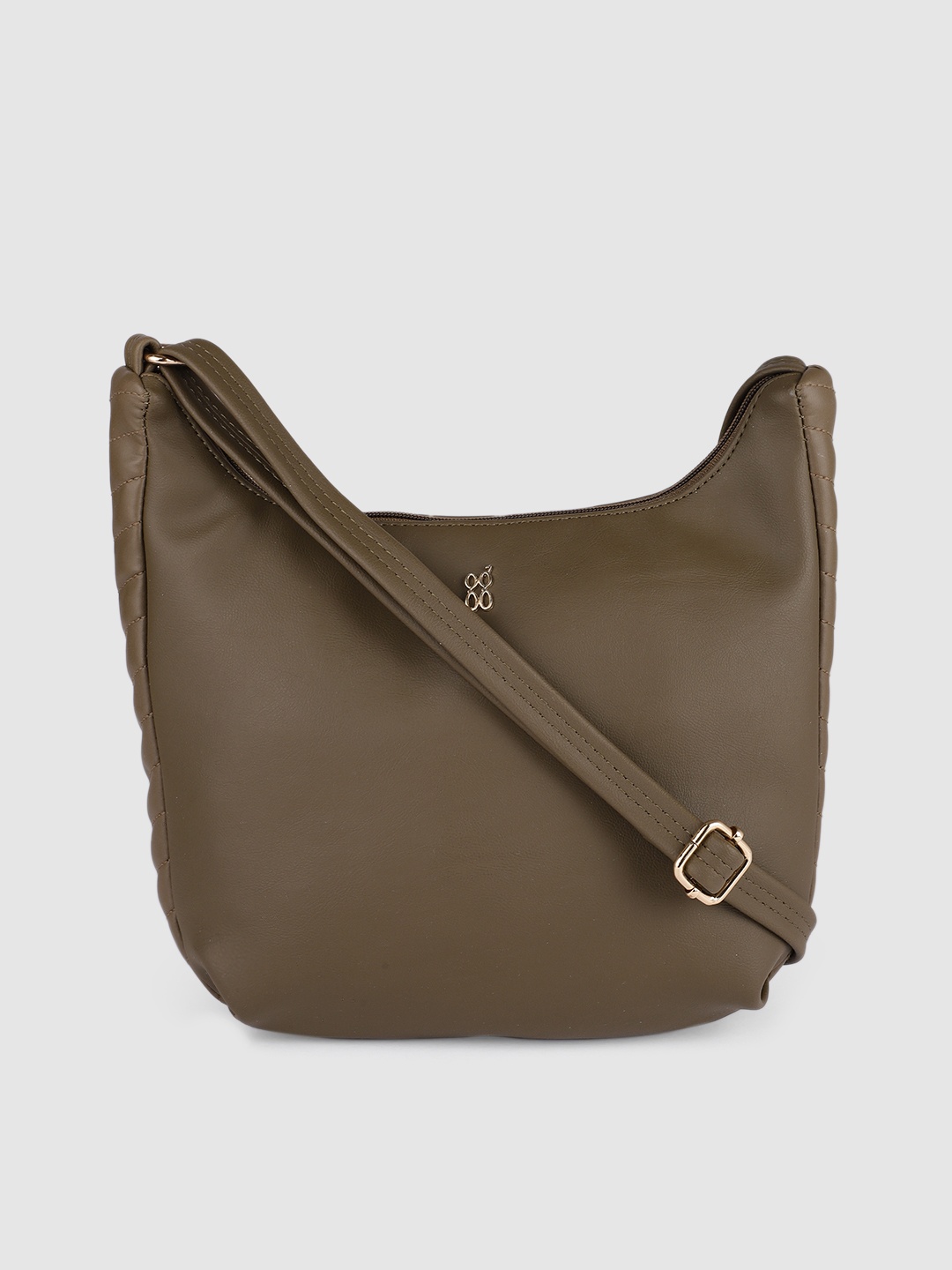 

Baggit Brown Solid Sling Bag