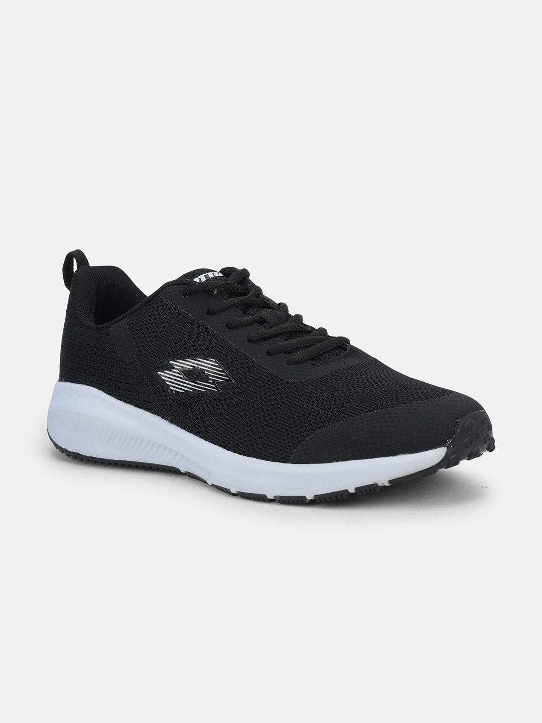 

Lotto Men Black Mesh Running Non-Marking Shoes