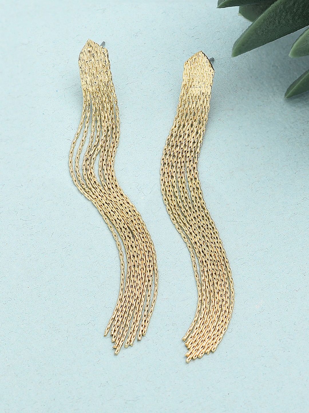 

Accessorize Gold-Toned Contemporary Ear Cuff Earrings