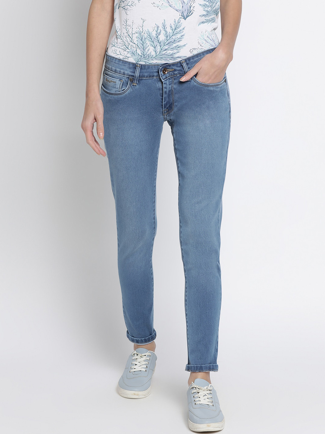 

Pepe Jeans Women Blue Light Fade Jeans