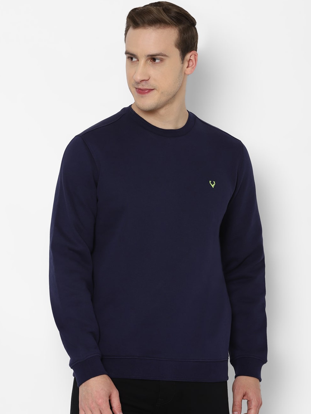 

Allen Solly Men Navy Blue Sweatshirt