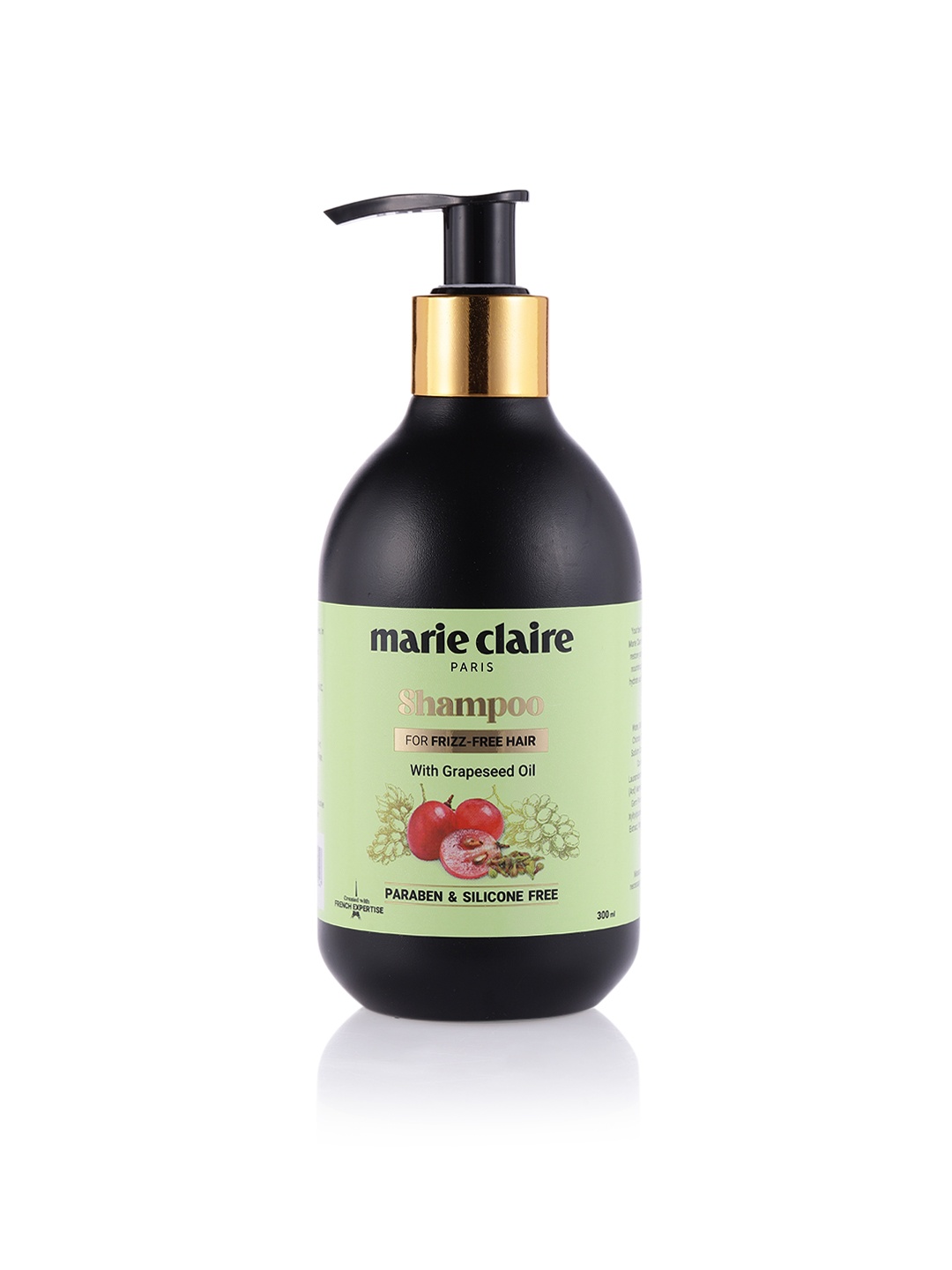 

Marie Claire Shampoo For Frizz Free Hair 300 ml, Black