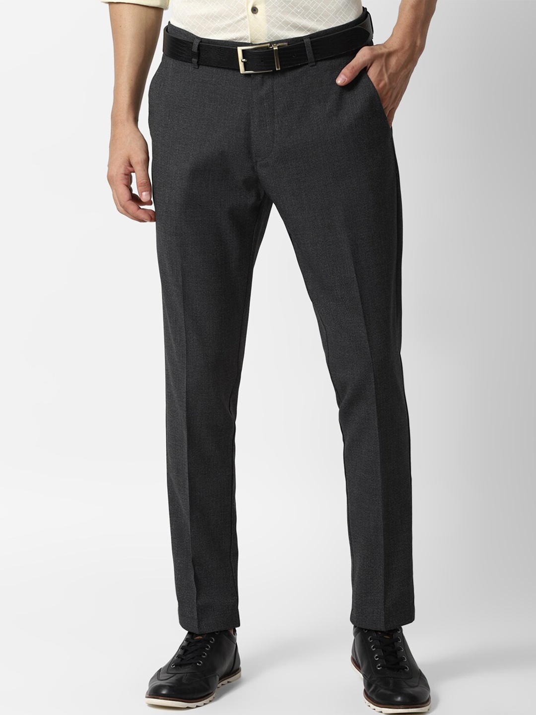 

Louis Philippe Sport Men Black Slim Fit Formal Trousers