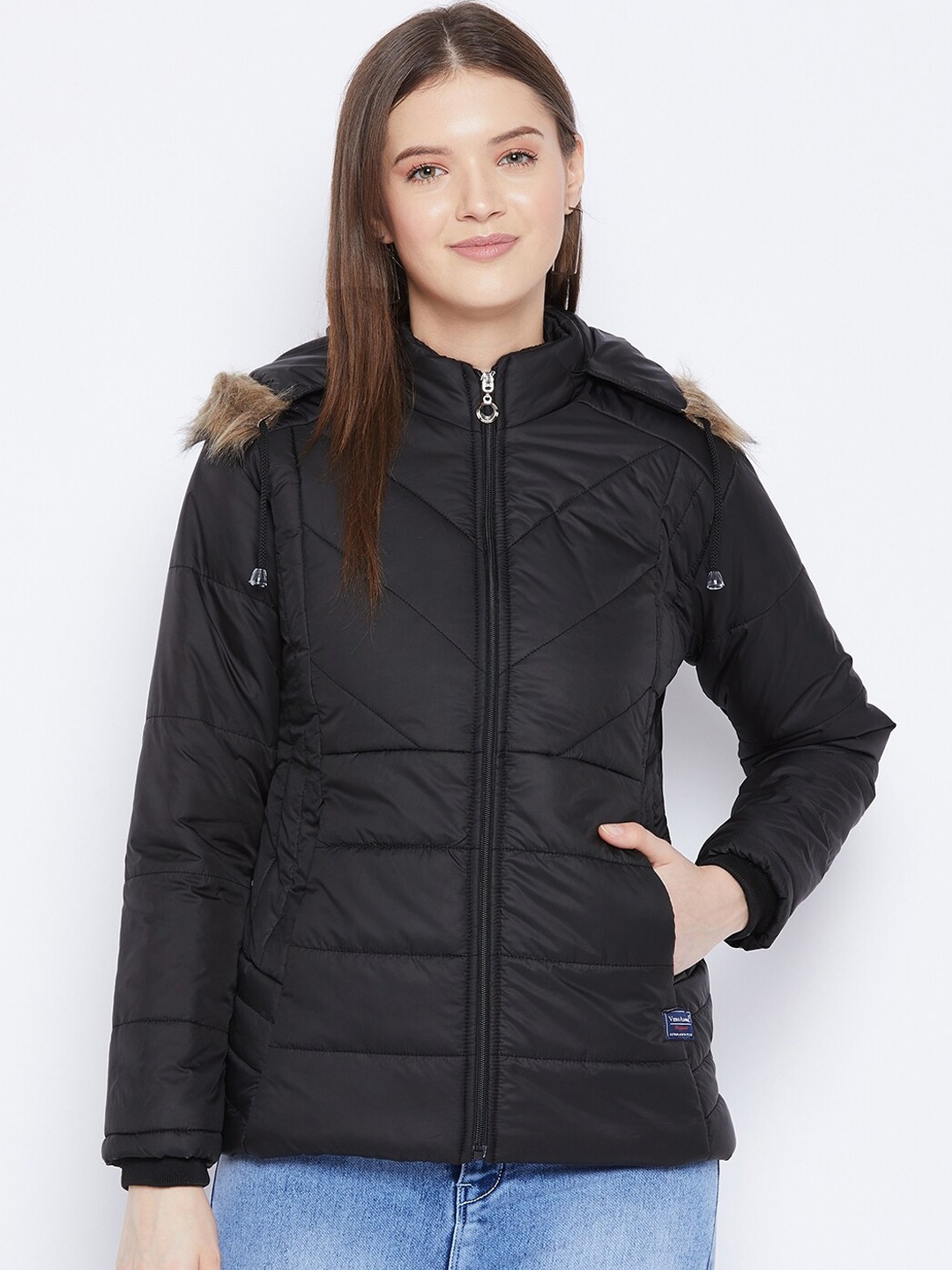

VERO AMORE Women Black Insulator Padded Jacket