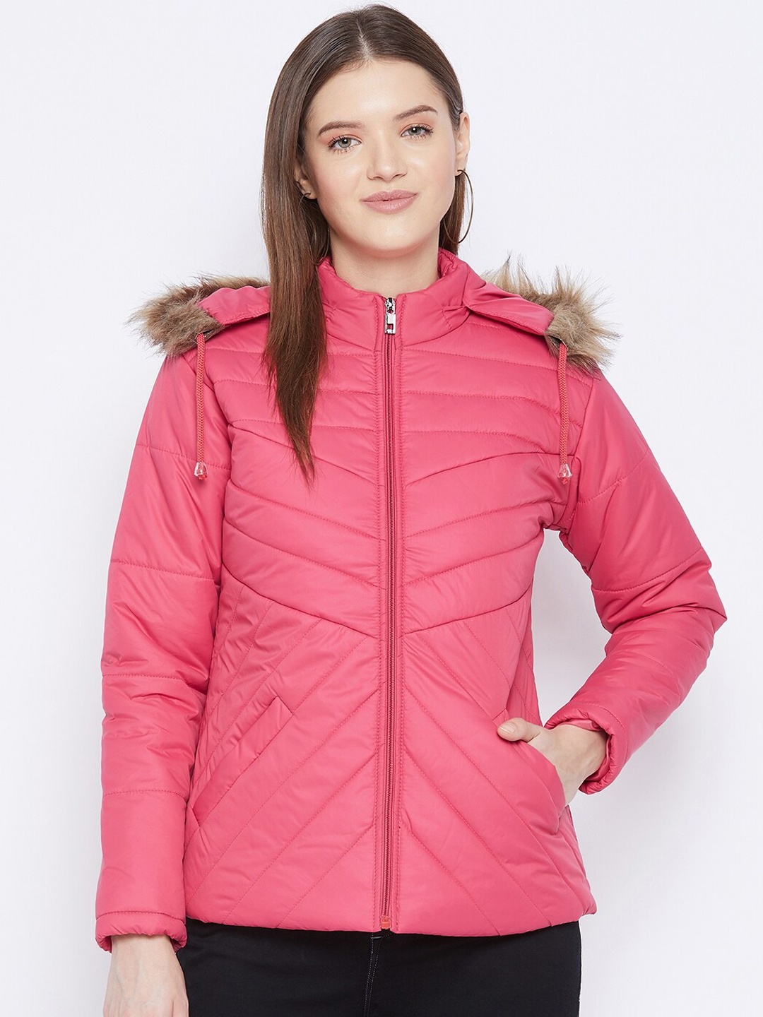 

VERO AMORE Women Pink Insulator Parka Jacket