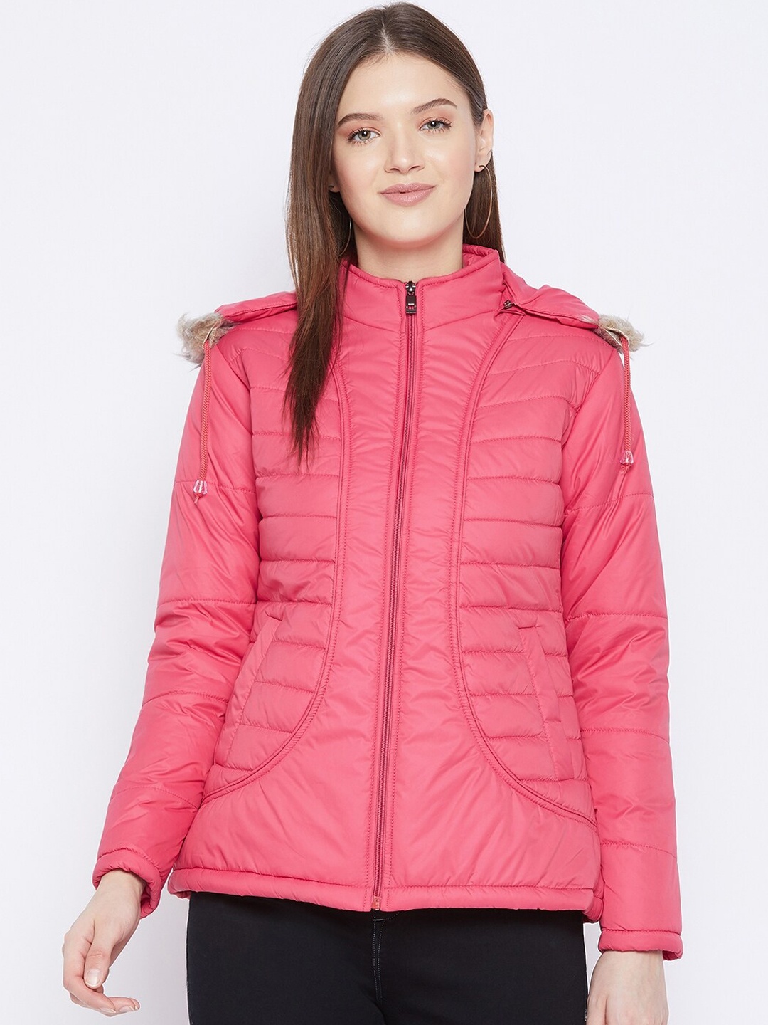 

VERO AMORE Women Pink Insulator Parka Jacket