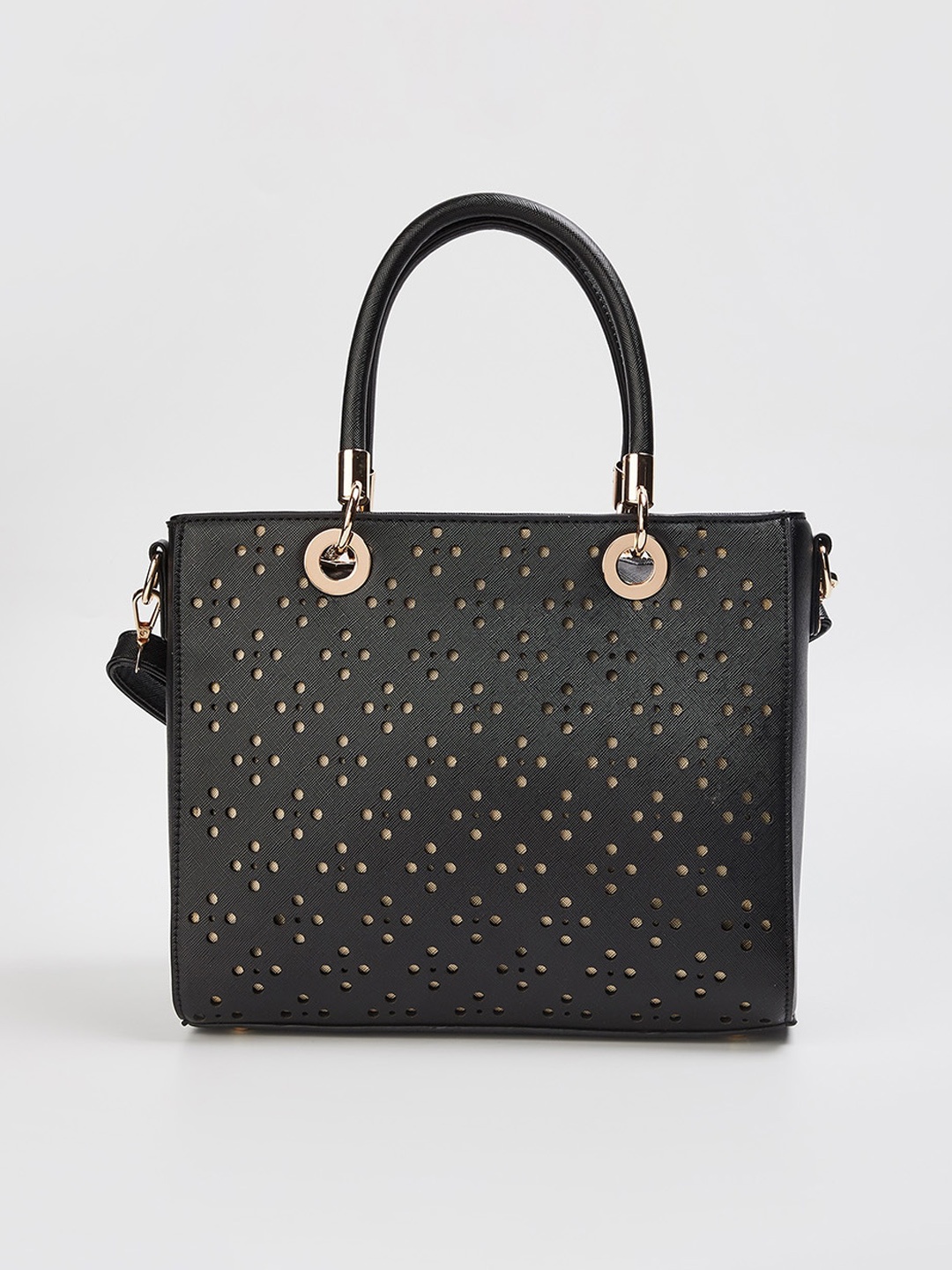 

CODE by Lifestyle Black Structured Handheld Bag