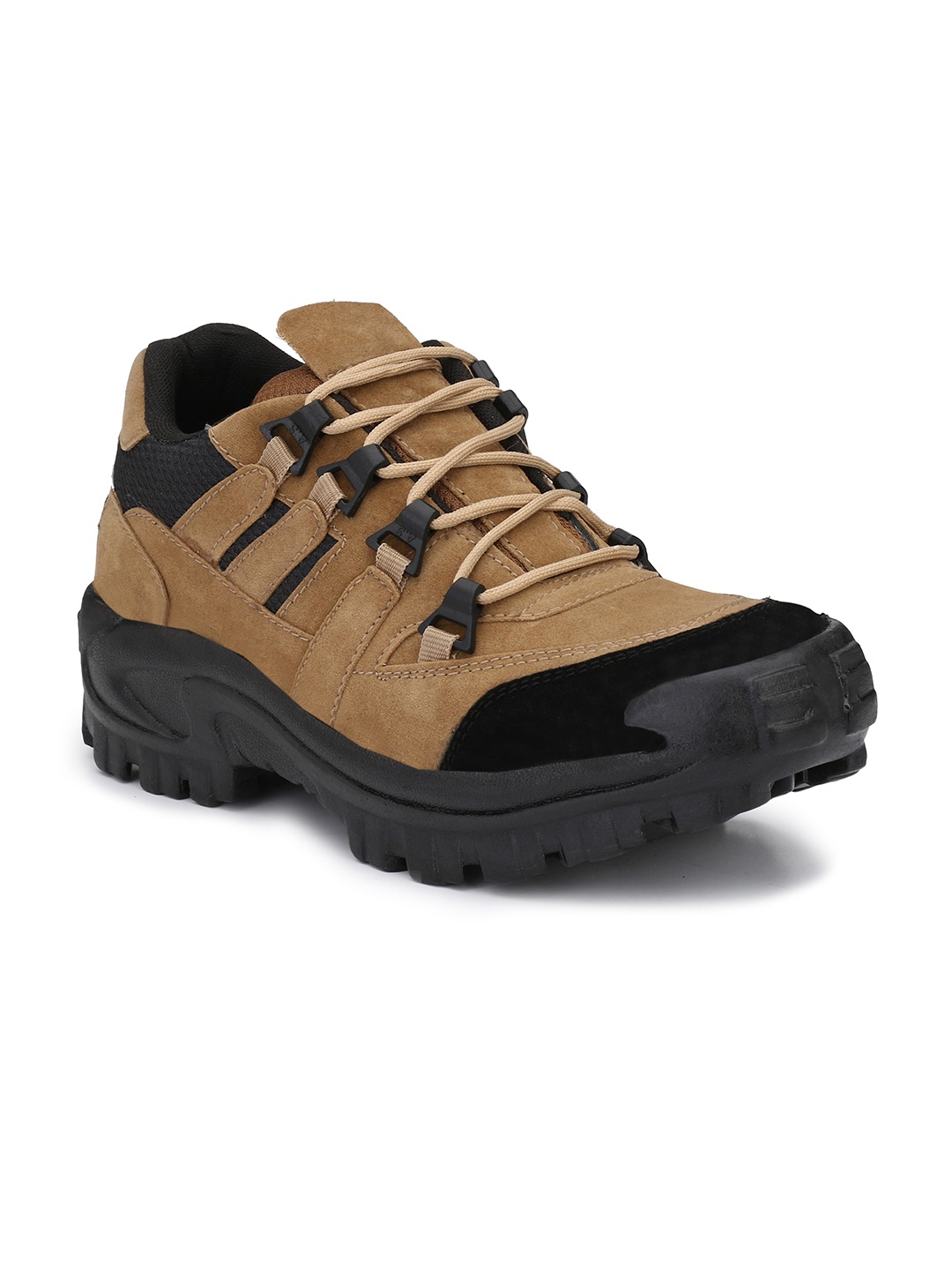 

Hundo P Men Beige Colourblocked Trekking Shoes