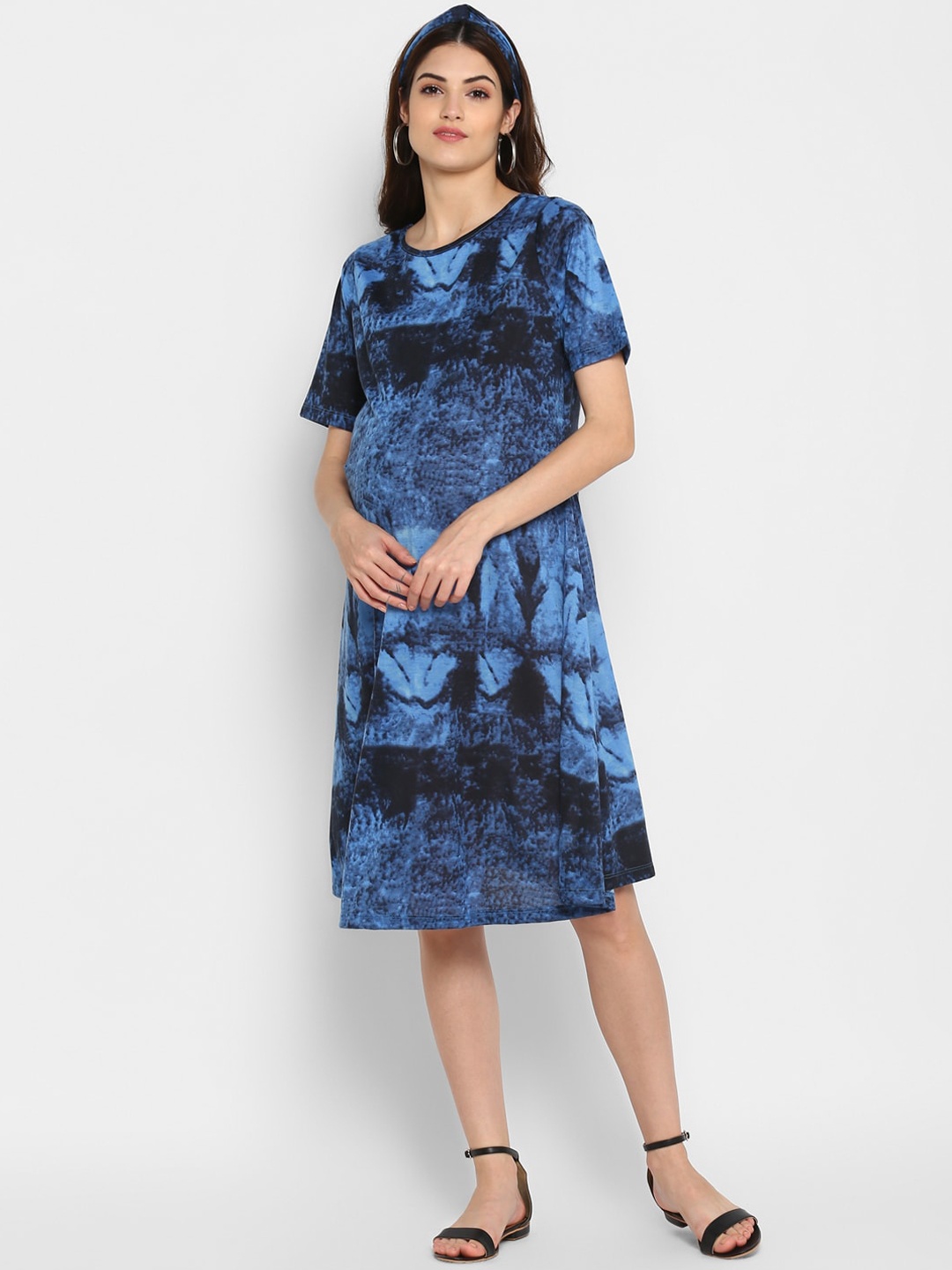 

Momsoon Maternity Blue Floral Dress