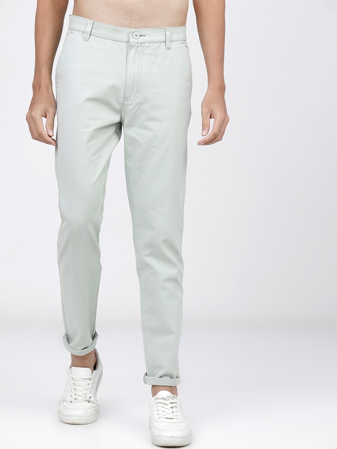 

KETCH Men Blue Slim Fit Trousers