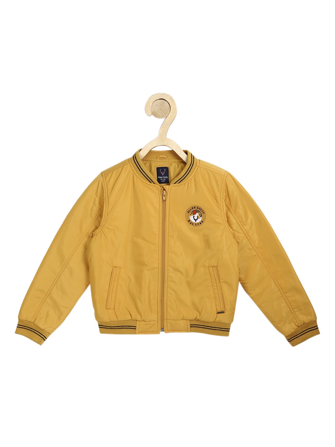 

Allen Solly Junior Boys Yellow Bomber Jacket