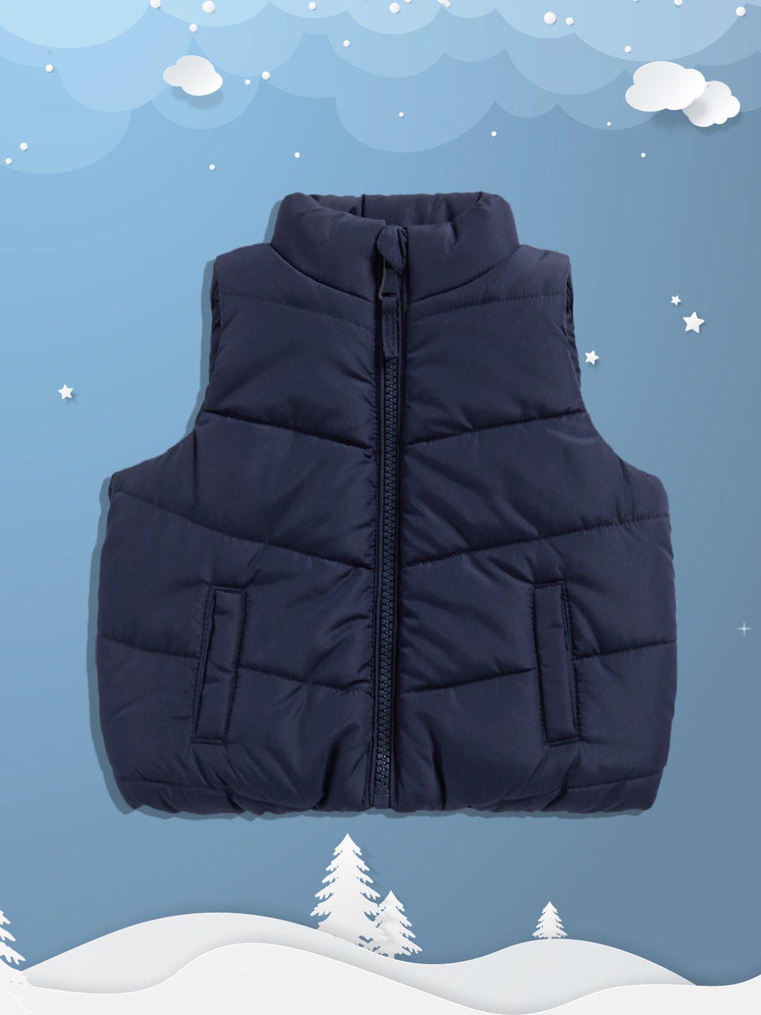

mothercare Boys Navy Blue Padded Jacket