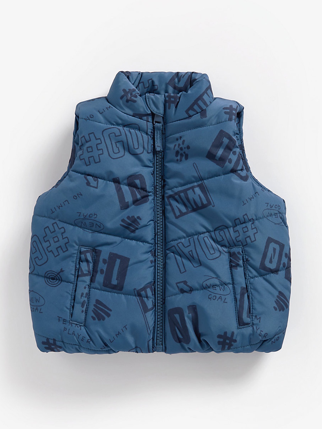 

mothercare Boys Blue Hooded Padded Jacket