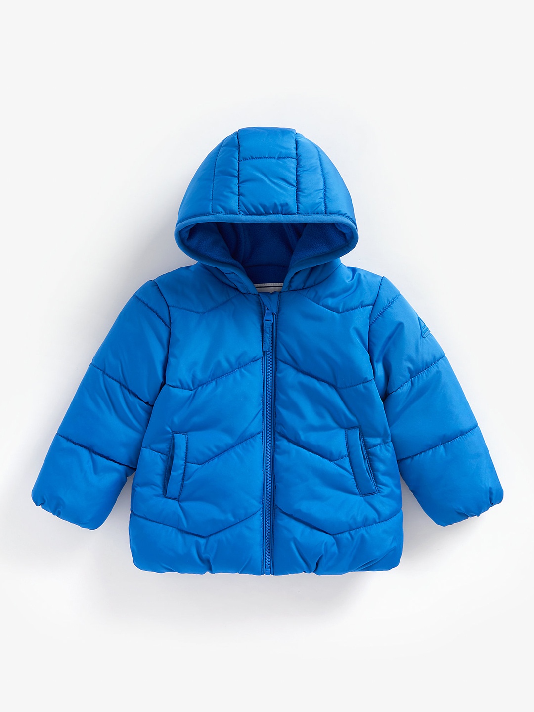 

mothercare Boys Blue Solid Puffer Jacket