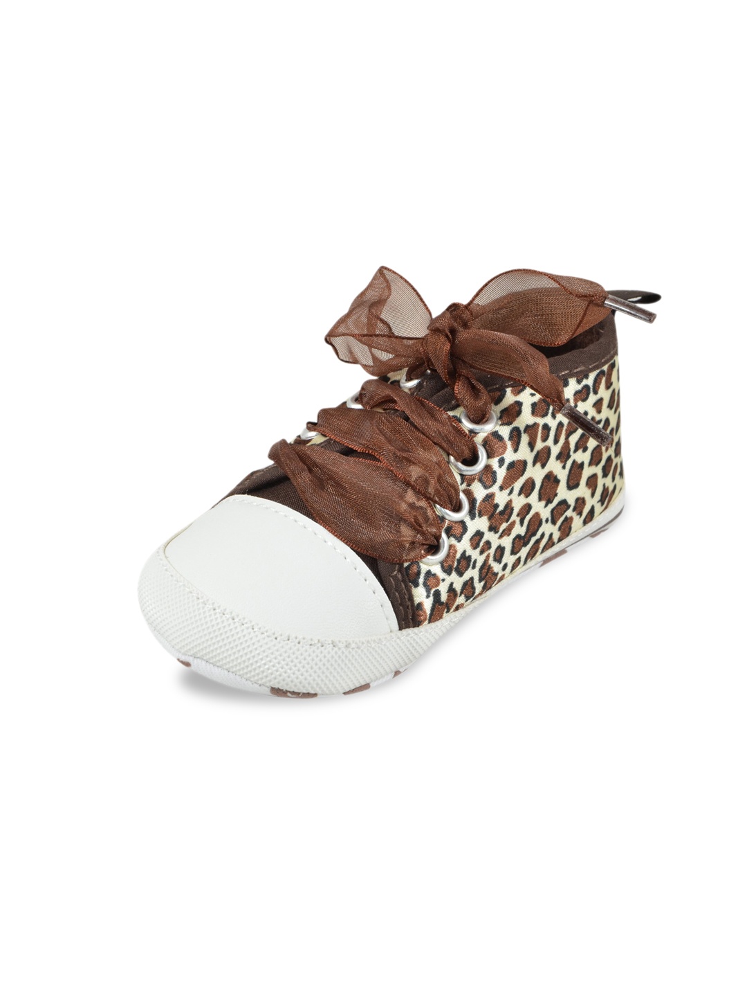 

Butterthief Unisex Kids Brown Printed Sneakers