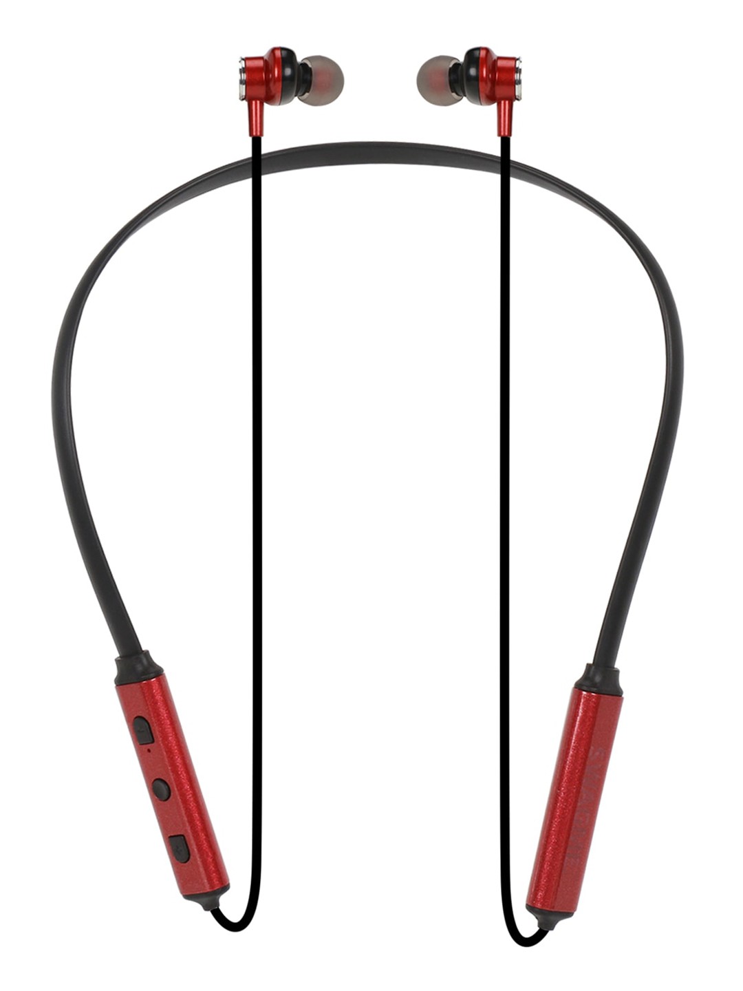 

SWAGME Rust & Black Dual-Tone Jhankaar NB003 Wireless Bluetooth Neckband Earphone