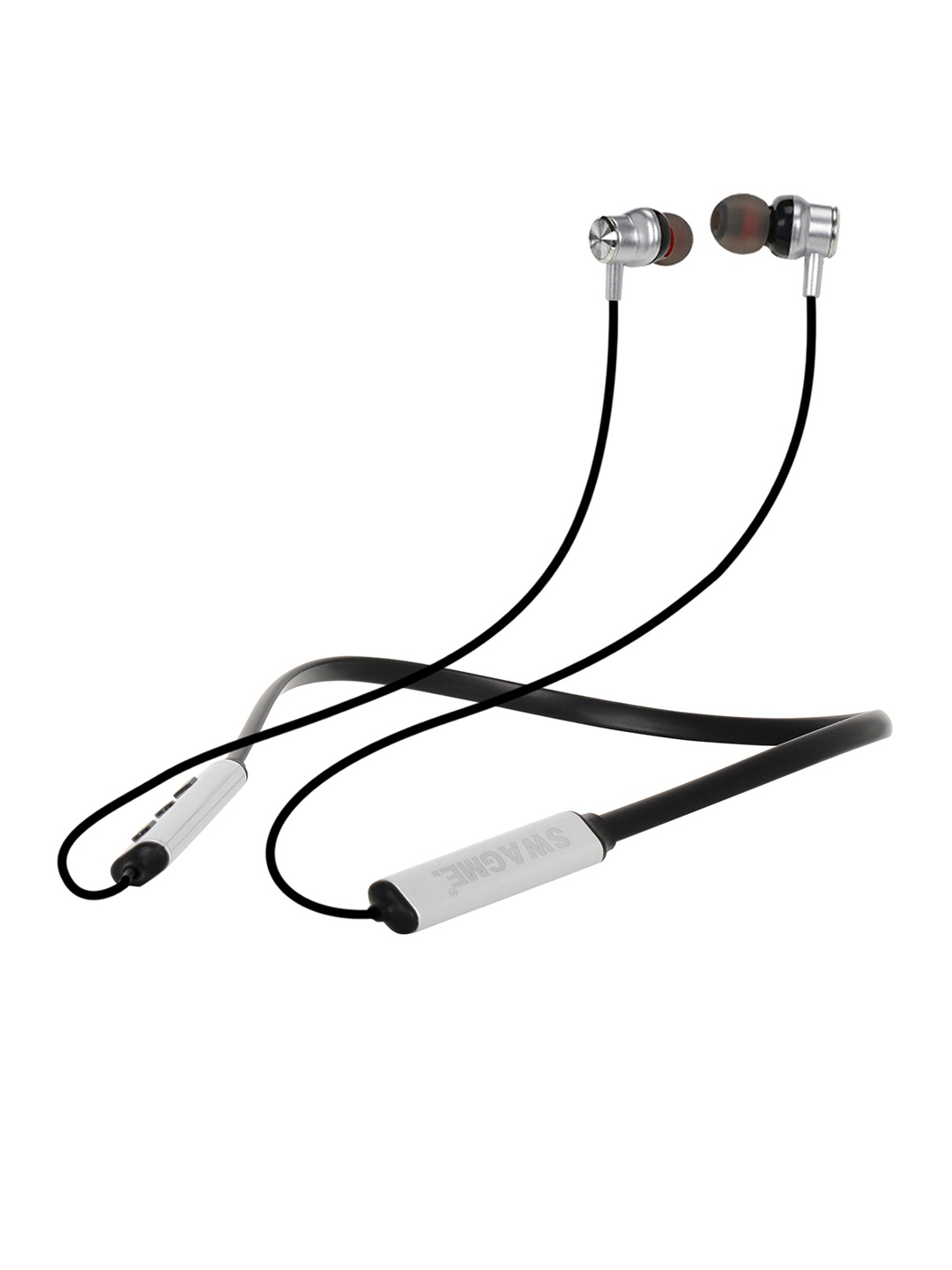 

SWAGME Silver Dual Tone Jhankaar NB003 Wireless Neckband Earphone