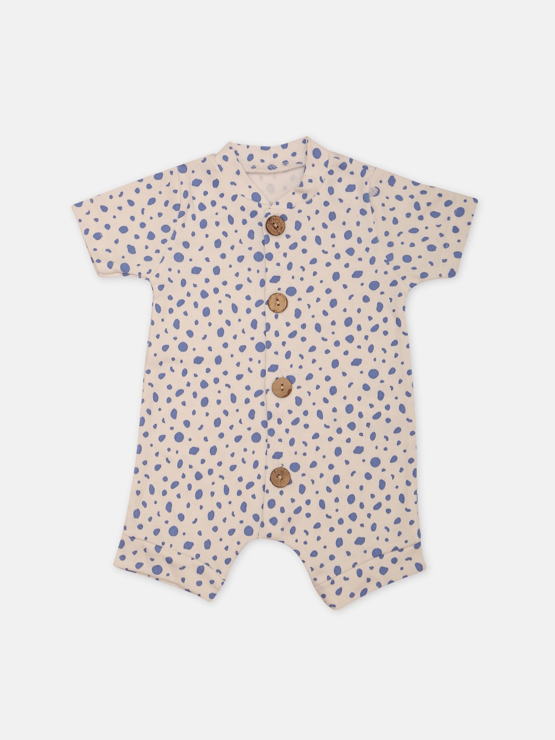

Zyra Kids Boys Blue & White Romper
