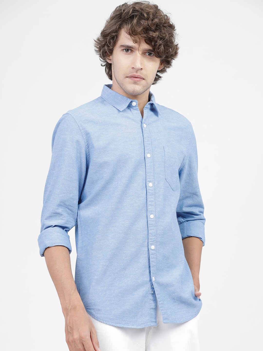 

KETCH Men Blue Slim Fit Casual Shirt