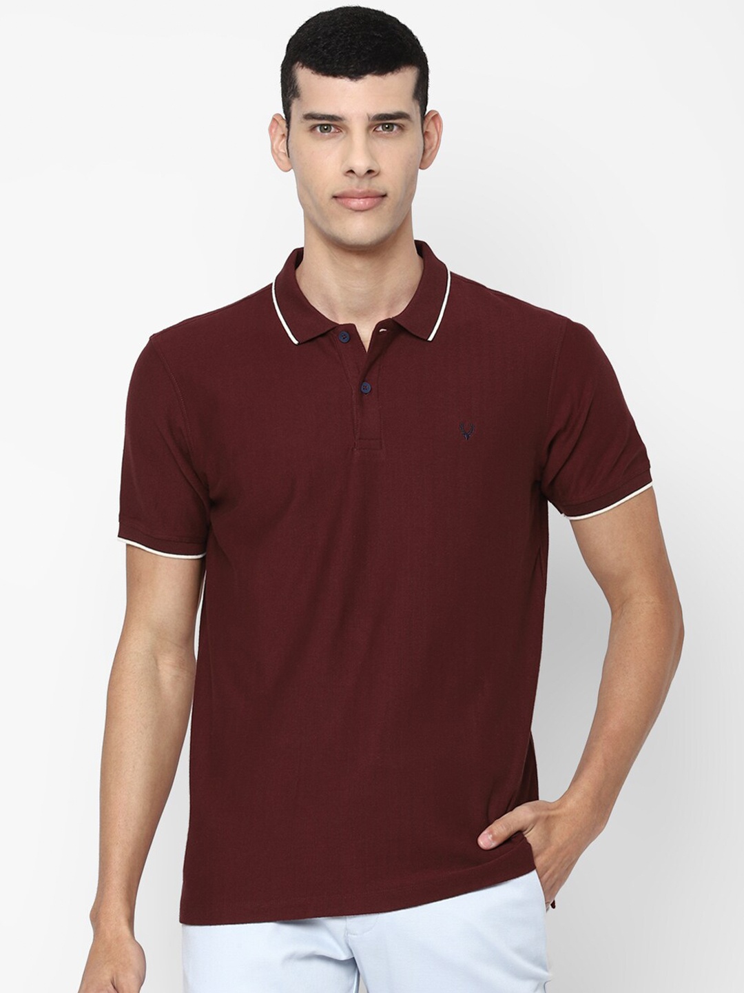 

Allen Solly Sport Men Maroon Pack Of 2 Polo Collar T-shirt