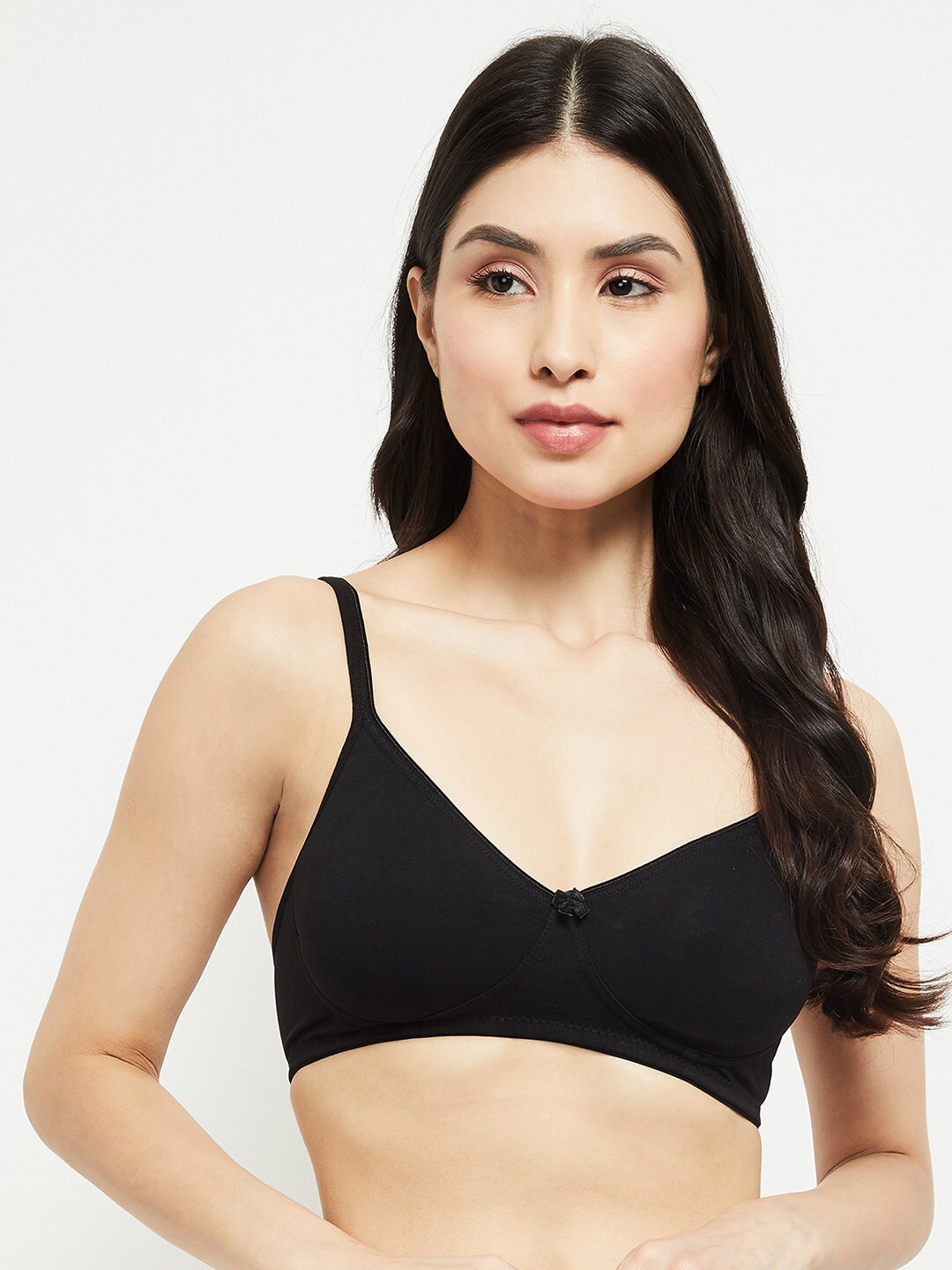 

max Black Lightly Padded T-shirt Bra