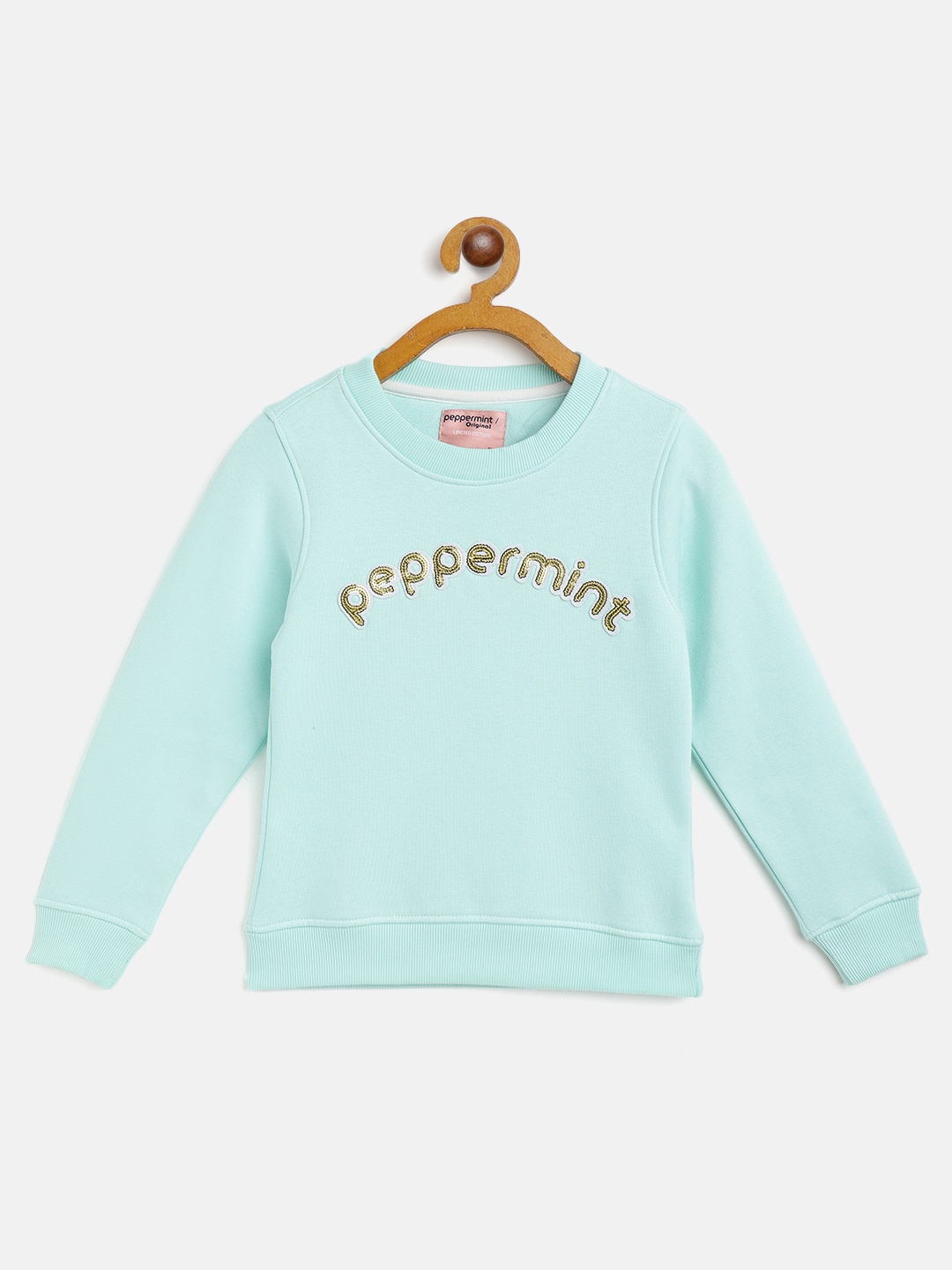 

Peppermint Girls Green Embellished Sweatshirt