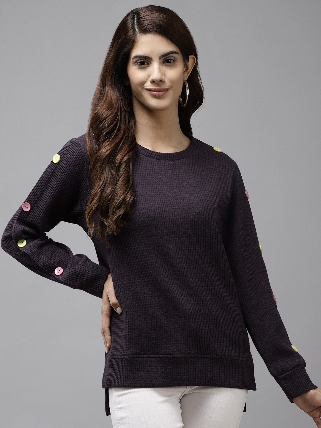 

Cayman Women Purple Sweatshirt