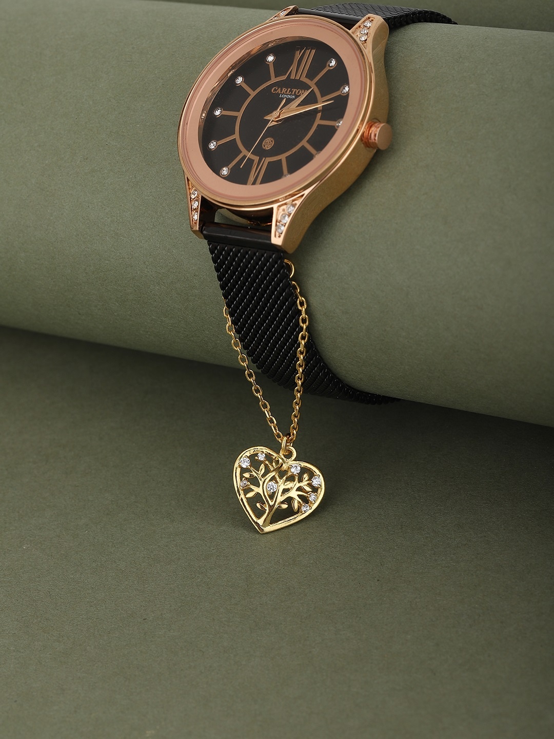 

Carlton London Women Gold-Toned Watch Charm