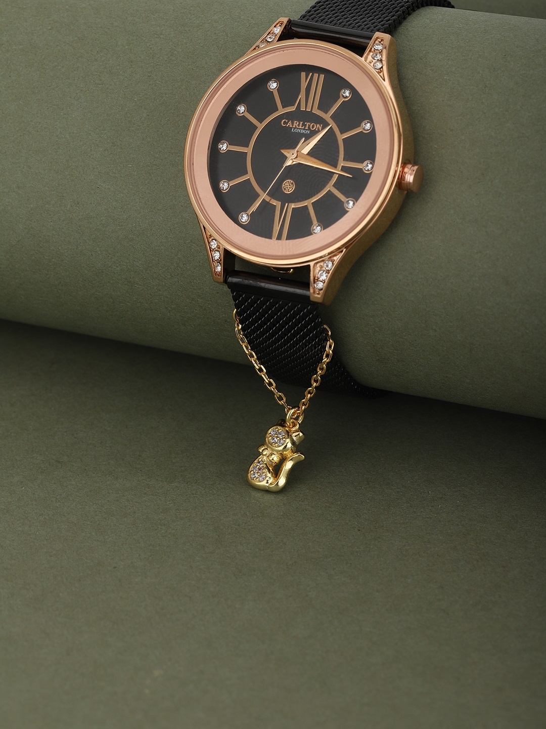 

Carlton London Women Gold-Toned Watch Charm