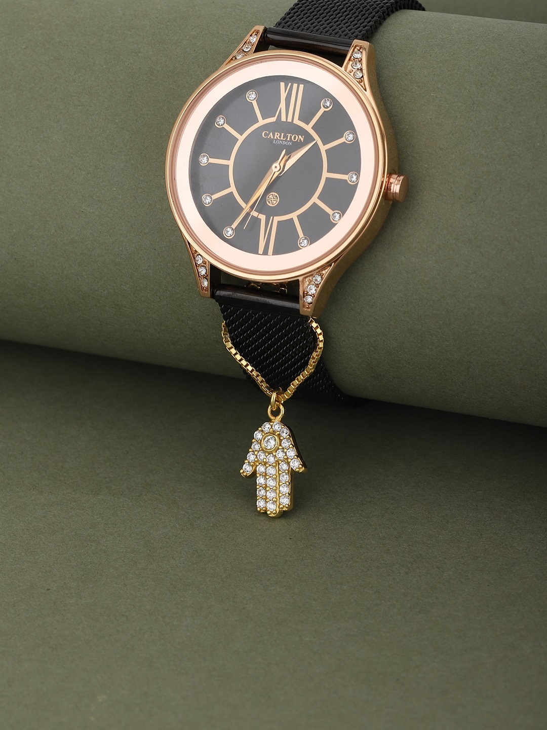 

Carlton London Women Gold-Toned Watch Charm