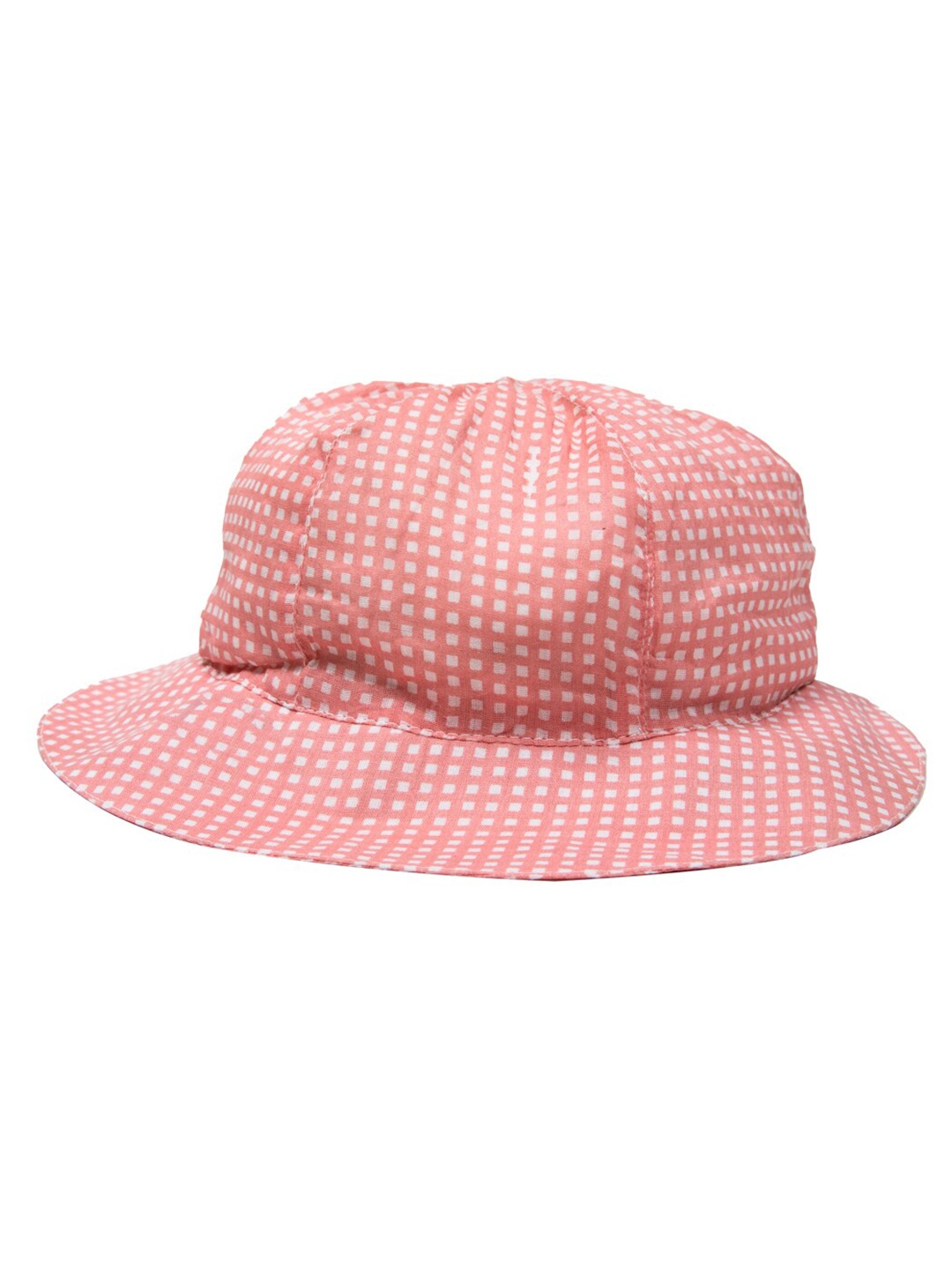 

Nino Bambino Girls Pink Cotton Round Hat