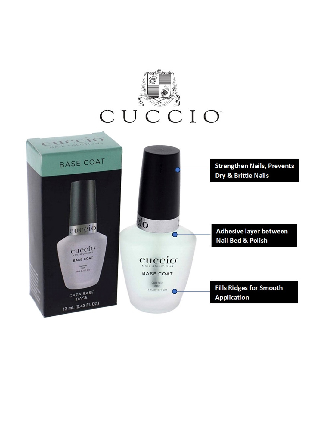

Cuccio Women Base Coat, Transparent