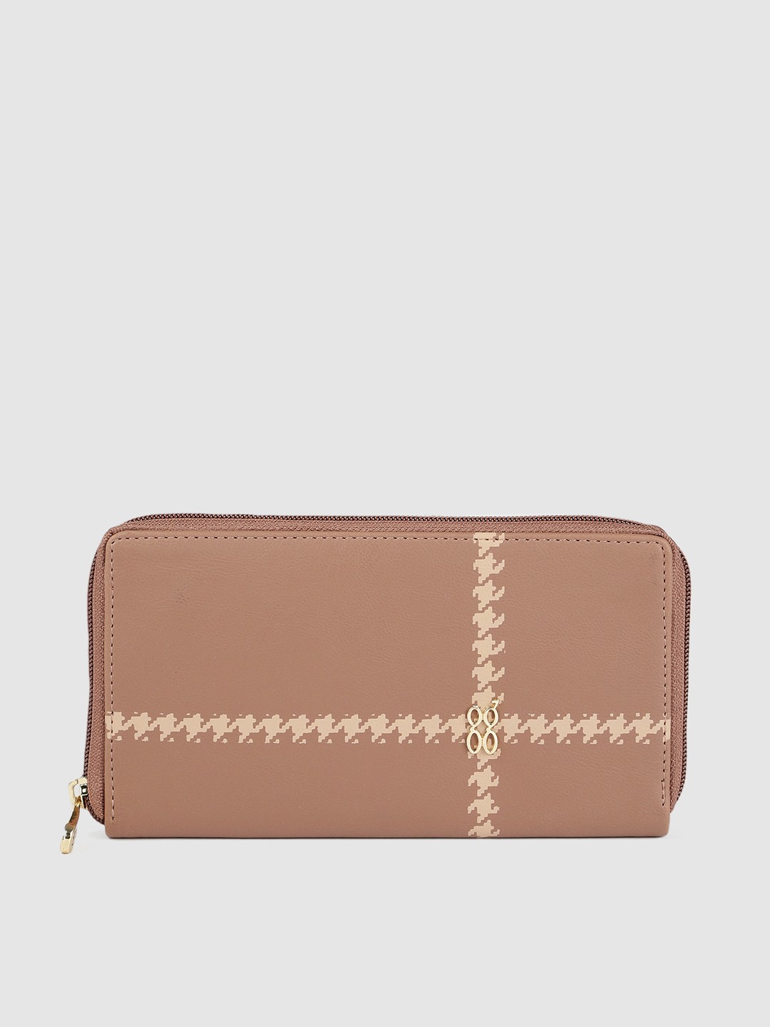 

Baggit Women Beige Zip Around Wallet