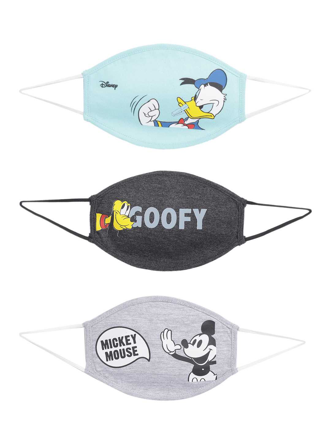 

YK Disney Boys Pack of 3 2-Ply Reusable Cloth Masks Outdoor Masks, Blue
