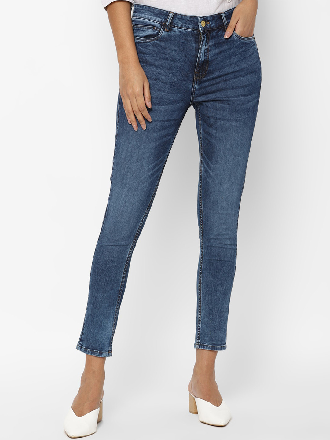 

Allen Solly Woman Women Blue Skinny Fit Light Fade Jeans