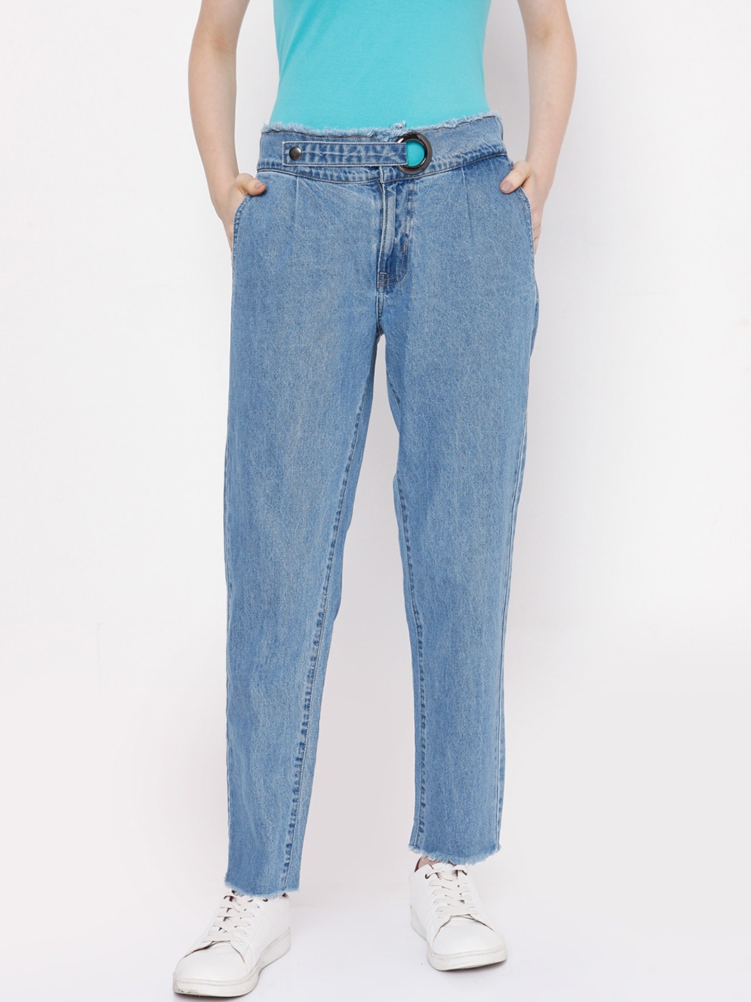 

SPYKAR Women Blue Cotton Jeans