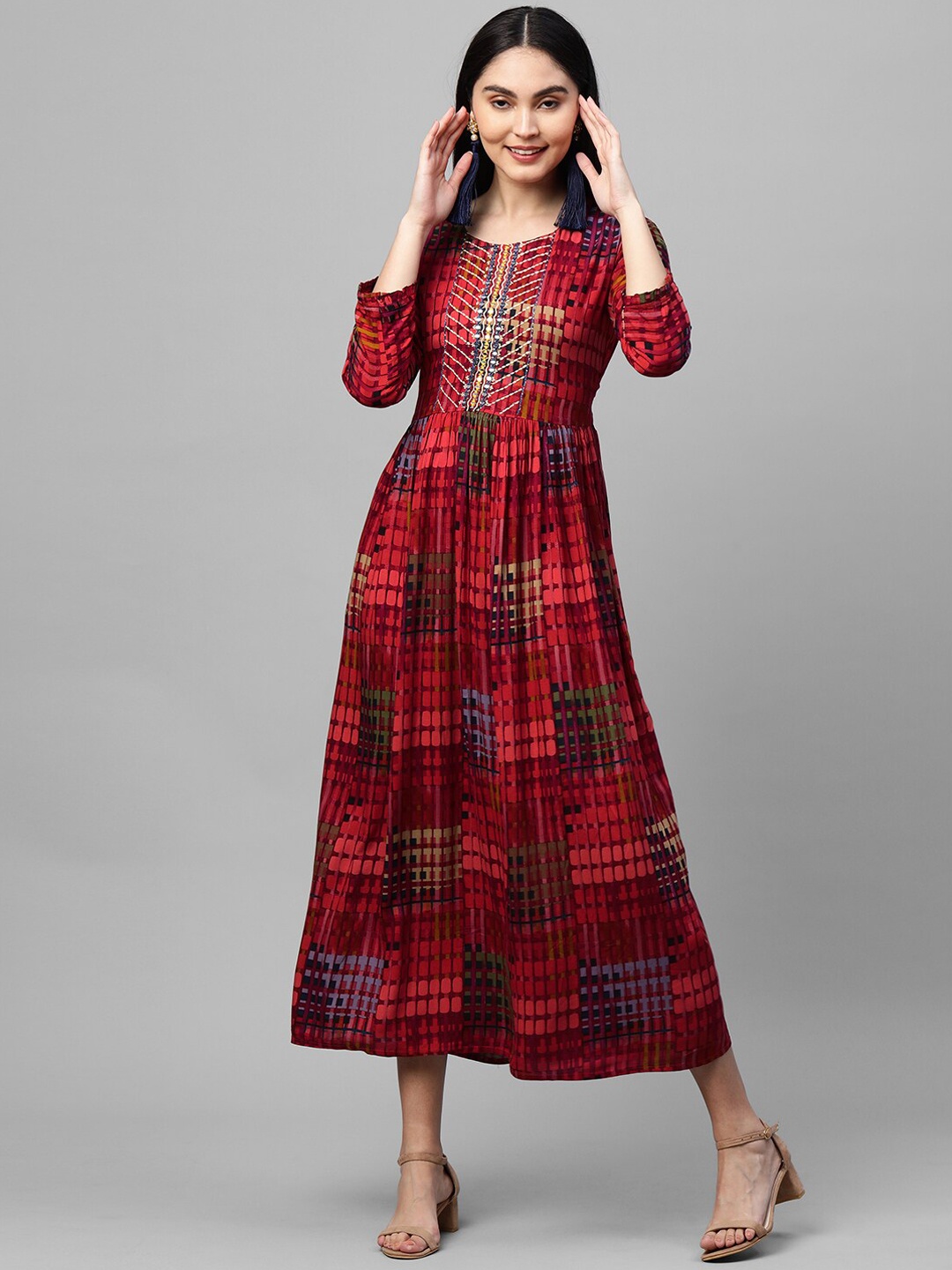 

FASHOR Red Maxi Dress