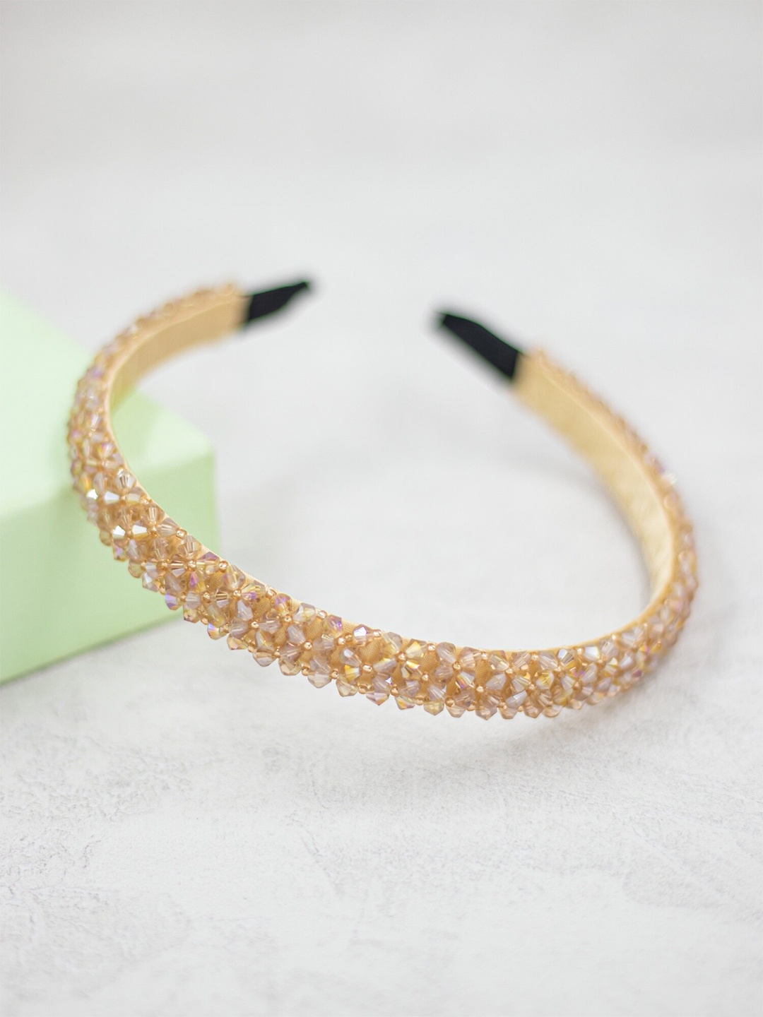 

Bellofox Women Gold-Toned Embellished Hairband