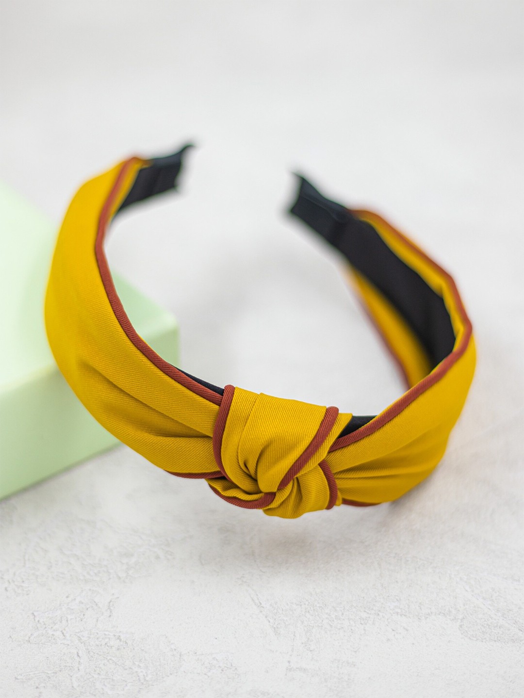 

Bellofox Women Yellow Knot Hairband