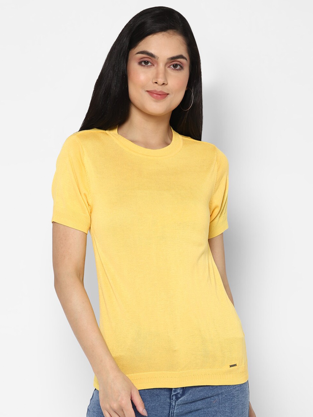 

Allen Solly Woman Yellow T-shirt