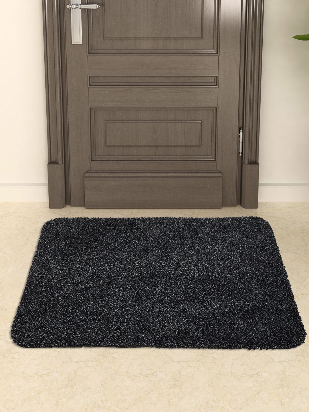

Home Centre Black Textured Anti-Slip Door Mat