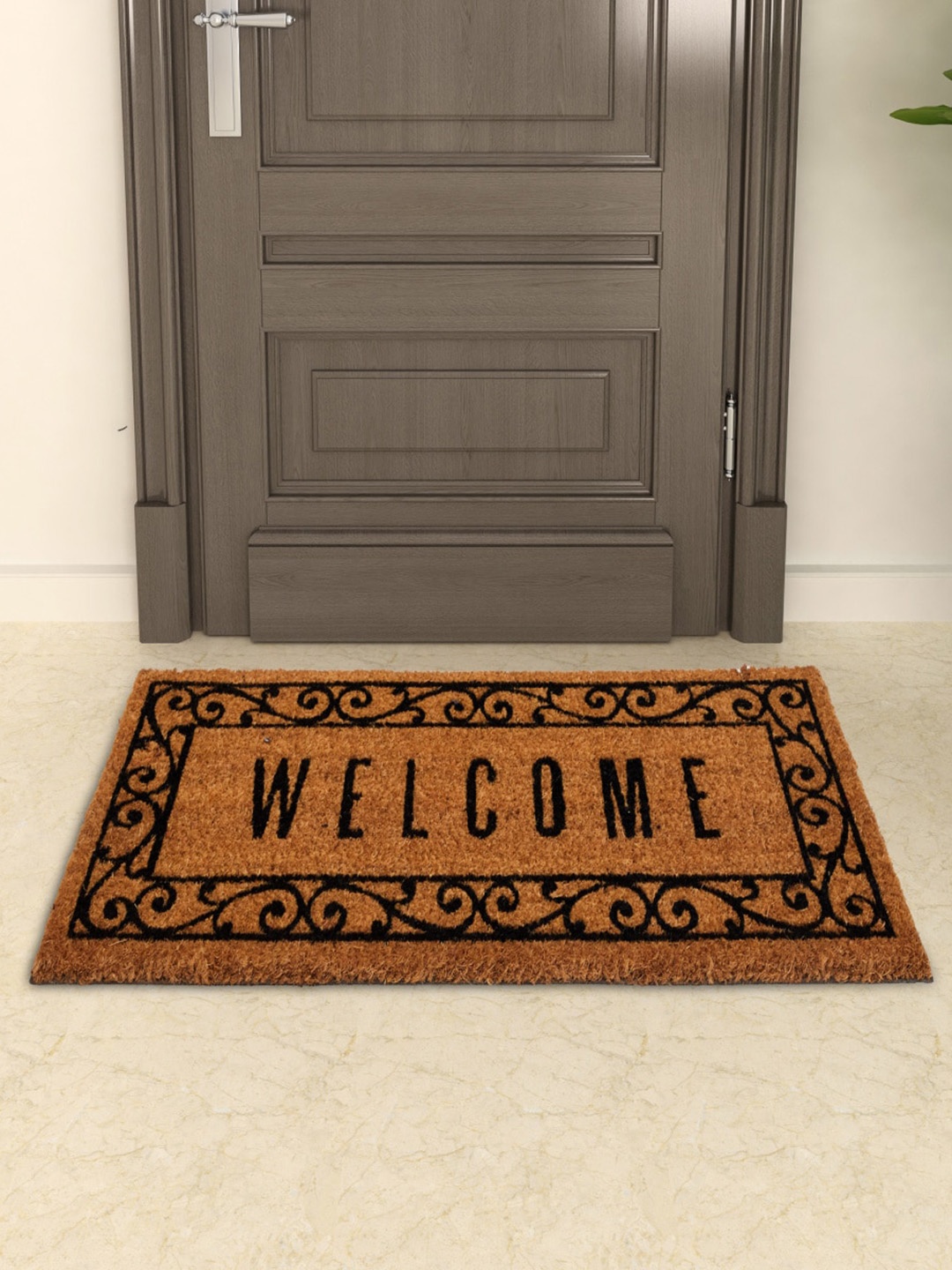 

Home Centre Brown & Black Textured Anti-Skid Door Mat
