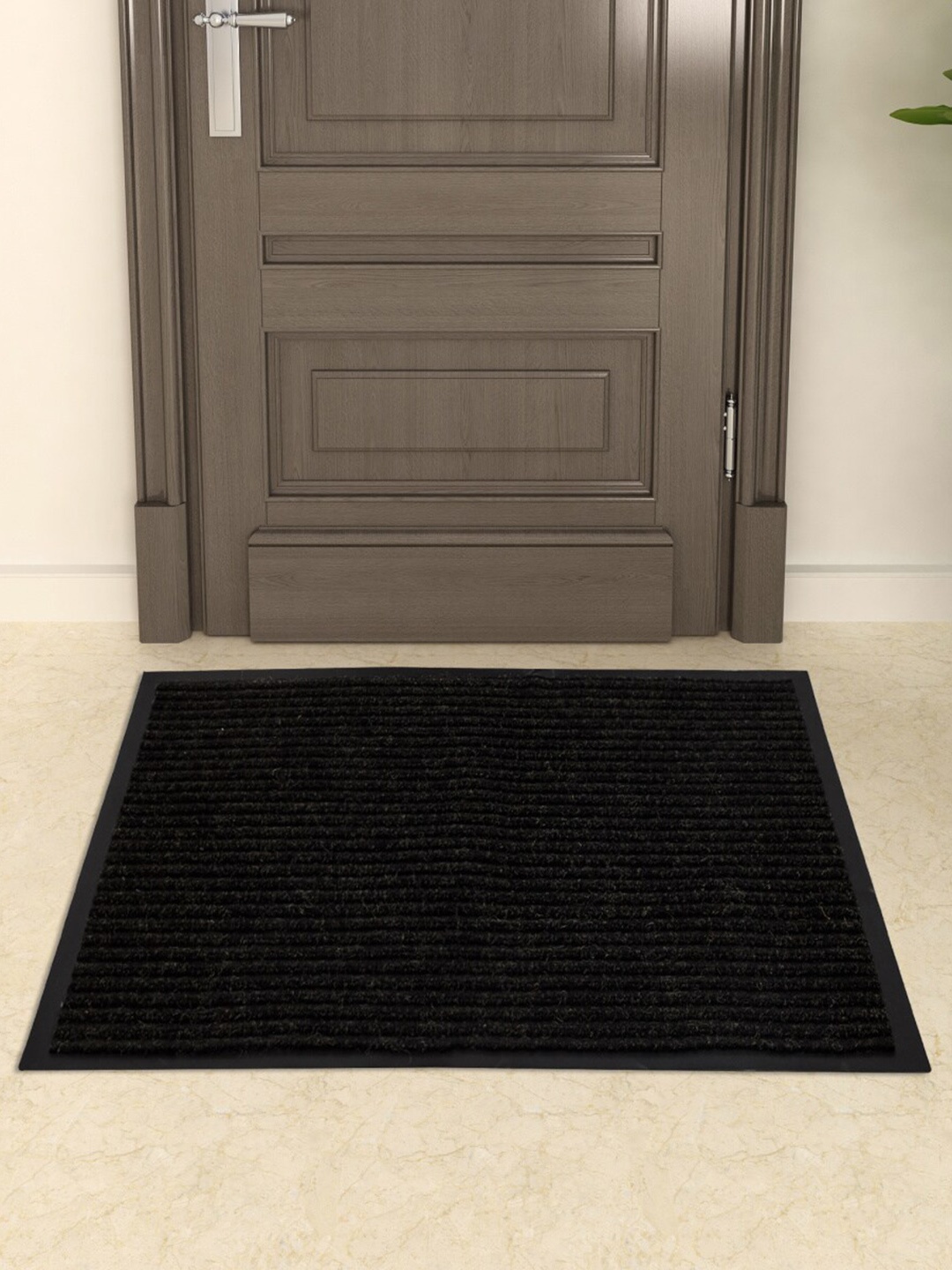 

Home Centre Black Textured Anti-Skid Door Mat
