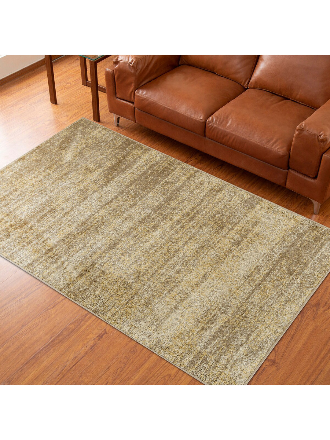 

Home Centre Beige Textured & Woven Polyester Carpet