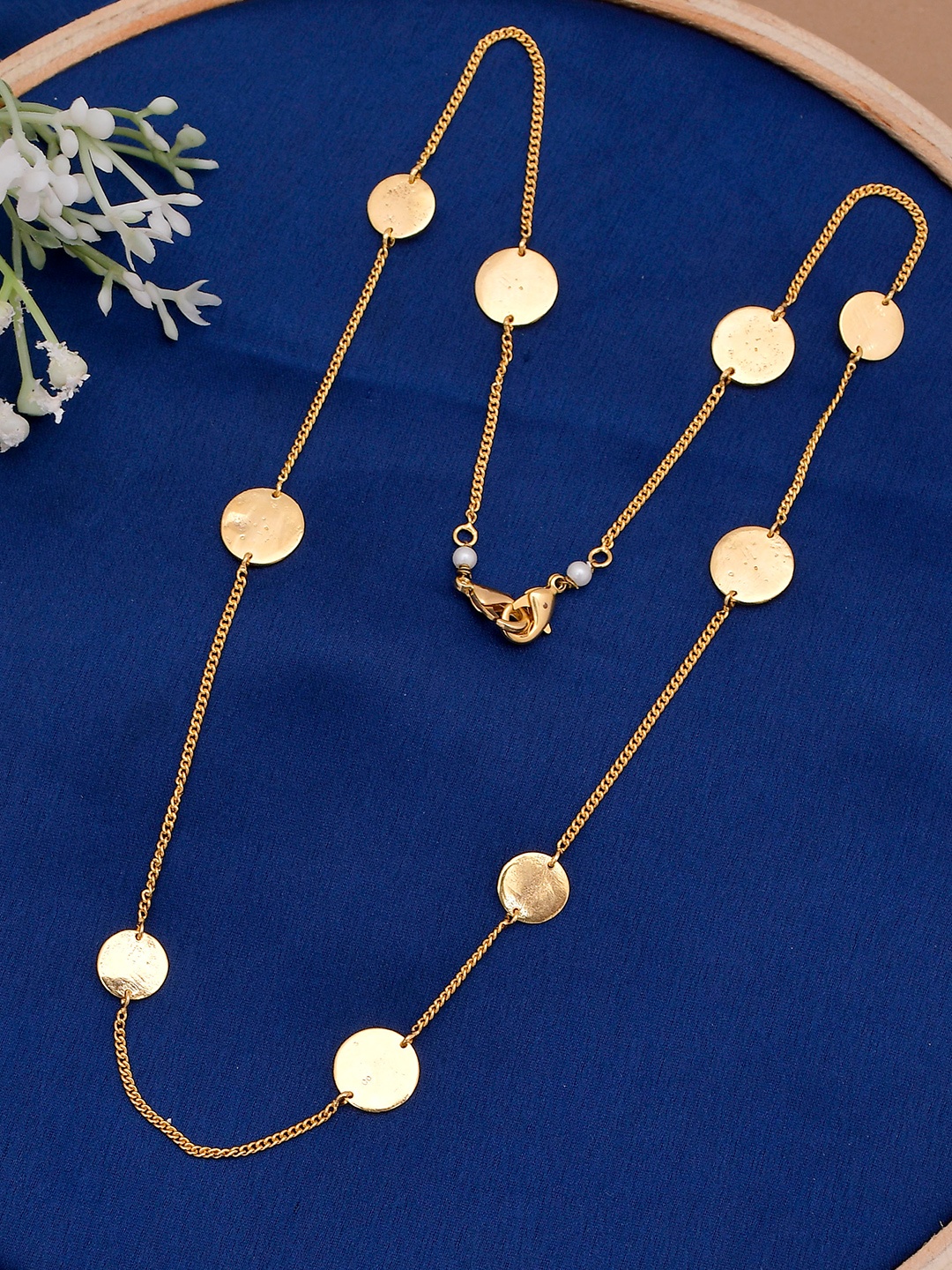 

Shoshaa Gold-Plated Brass Handcrafted Chain