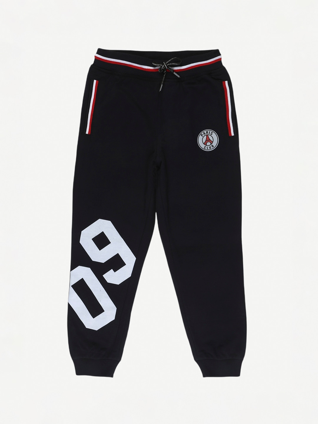 

Alan Jones Boys Navy Blue Printed Joggers